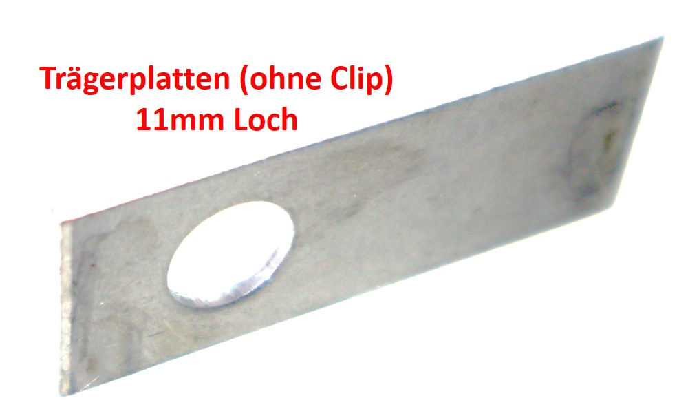 Trägerplatte 11mm Loch Alu Kantenclip für Solarkabel Kabelbinder PV Kabelmanagement