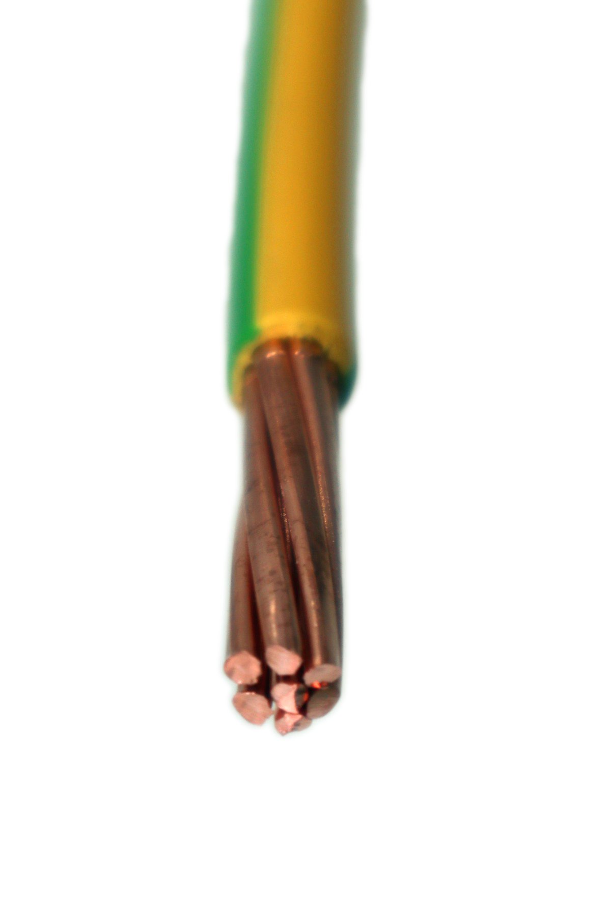 Erdungskabel 10mm²  H07V-R Grün-Gelb Grob Mehradrig Leitung Meterware