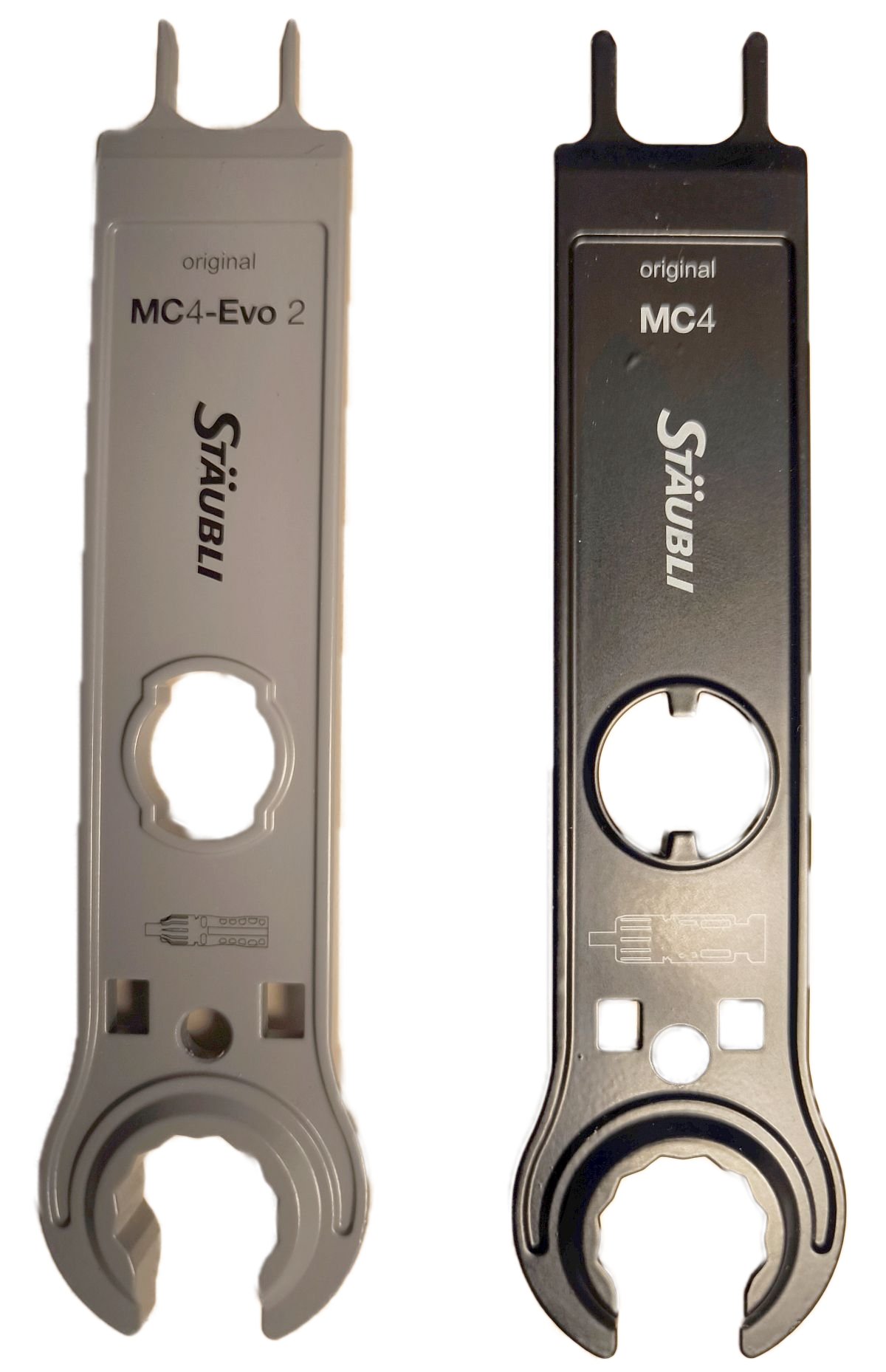 2x Stäubli MC4 EVO2 Montageschlüssel  Metall inkl. Gürteltasche (PV-MS-PLS)
