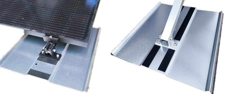 Vario Fußblech Ballastblech Fußkonsole für Flachdach Solar Aufständerung universell einsetzbar