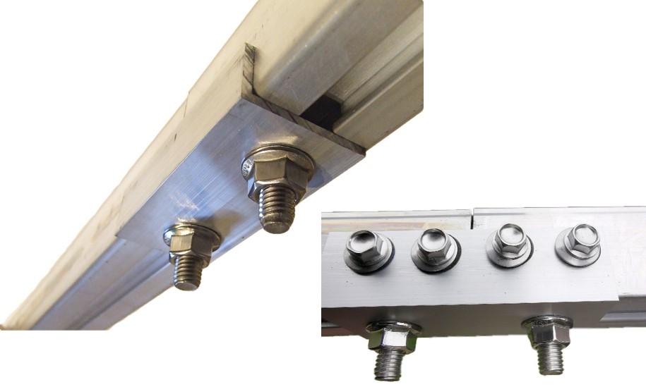 Solar Profilverbinder 2x M10 Schraube & 4x Bohrschraube statisch tragend Solarschiene Solar Profilverbinder 2x M10 Schraube & 4x Bohrschraube statisch tragend Solarschiene