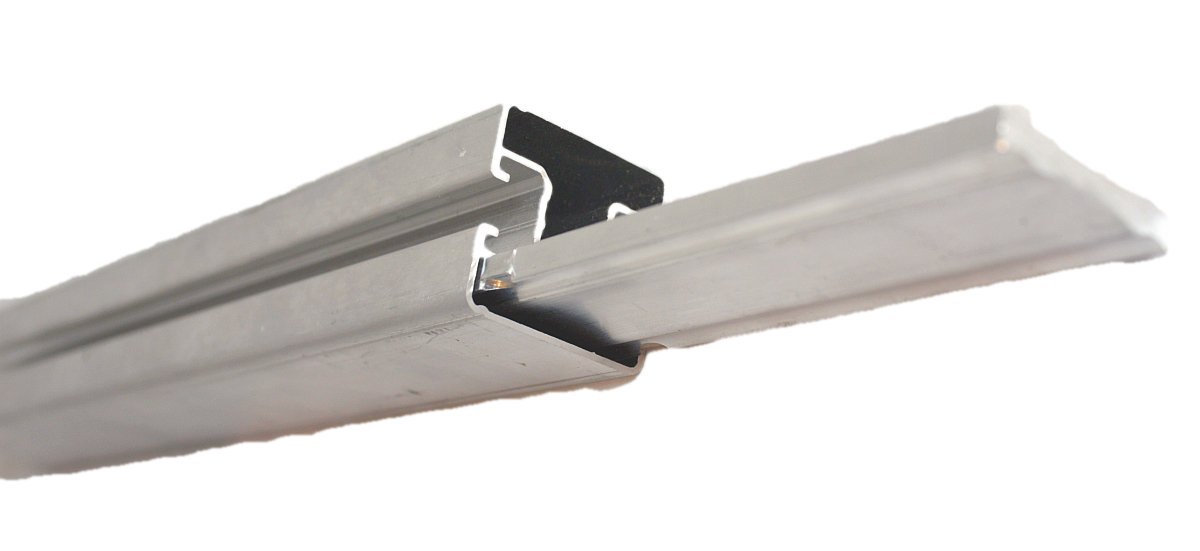 Schienenverbinder zum Einschieben für 40x40mm Solar Aluprofil Profilverbinder PV