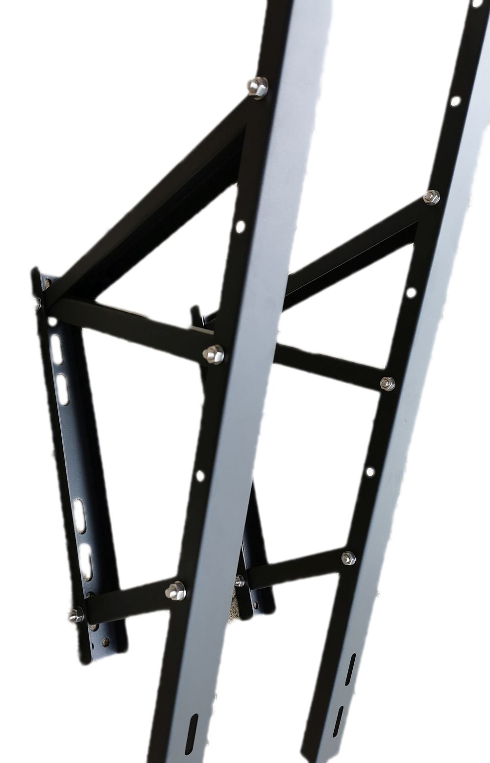 Wandhalterung 30° / Wandbefestigung Fassade Grau -  für 1 Solarmodul bis 115cm Breite