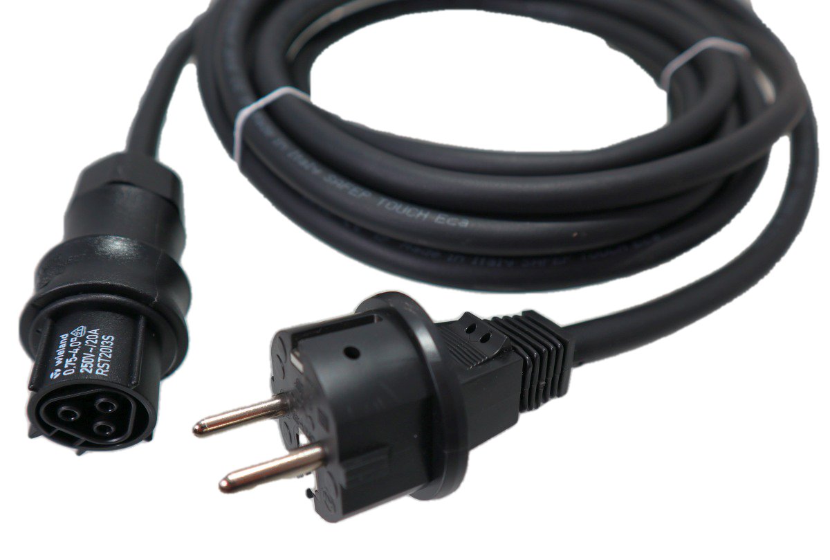 5m Anschlusskabel Mikro Wechselrichter Schukostecker Plug & Play opt Wieland RST