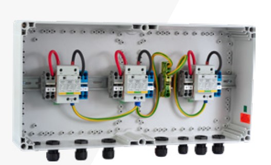 CITEL Solar Anschlussbox Überspannungsschutz für 3 MPP Tracker / Typ 2   IP65 GAK SPD (GAK3.K2x16.K1x16.51-1 )