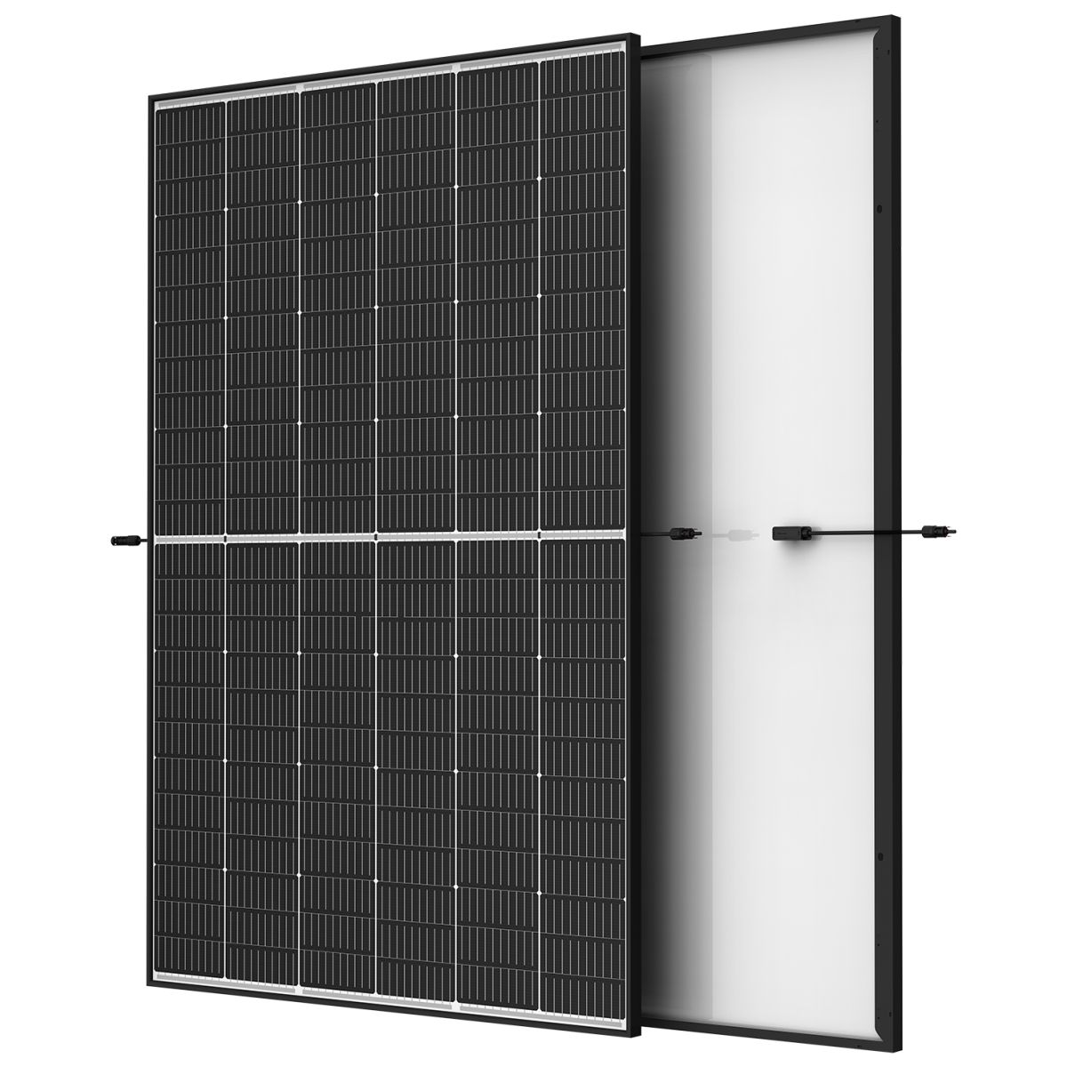 Trina 430Wp Solarmodul Vertex S Mono TSM-430-DE09R.08-MC4. 1762x1134x30mm, schwarzer Rahmen / weißes Backsheet, monokristallin 144 Drittelzelle